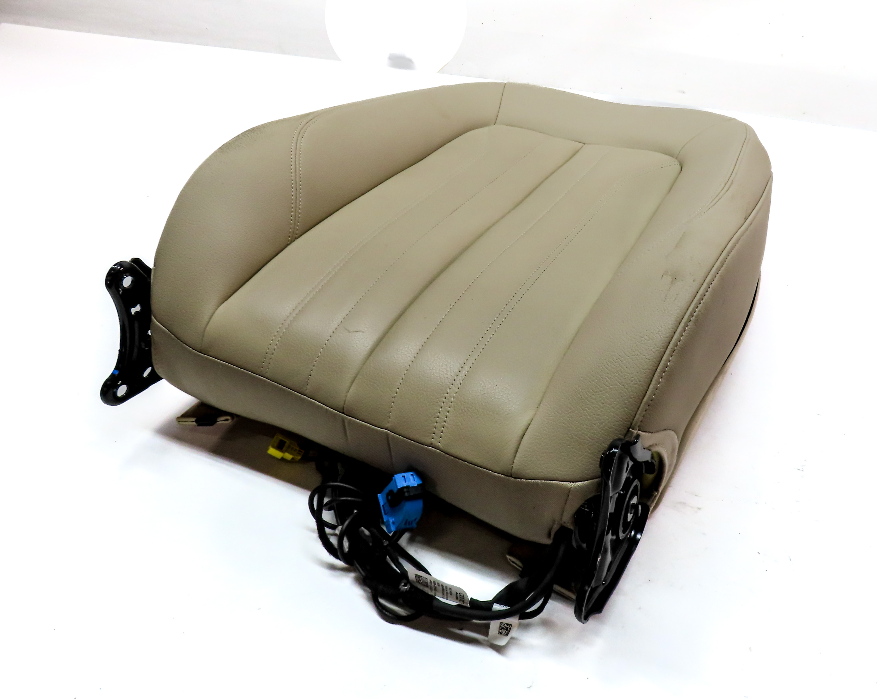 2019 AUDI Q5 (FY 80A) FRONT LEFT DRIVER UPPER MEMORY HEAT SEAT CUSHION (Beige) — exact item pictured